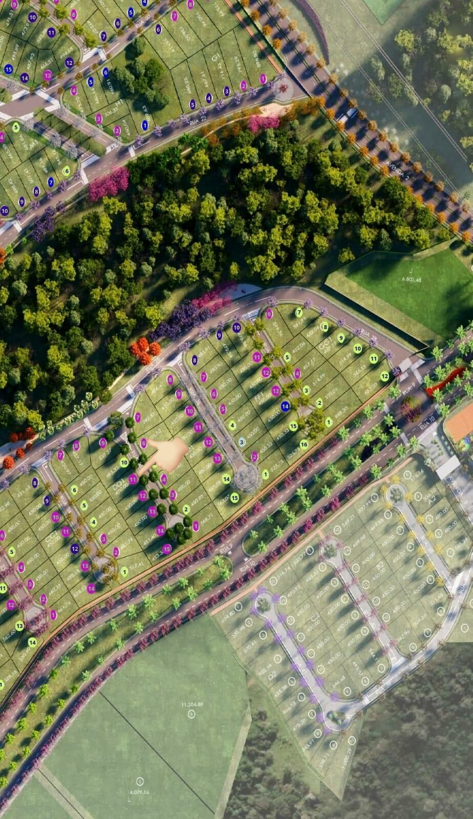 Imagem do imóvel Residencial Le Jardin Ville Sainte Anne L DD1 11 450 m²